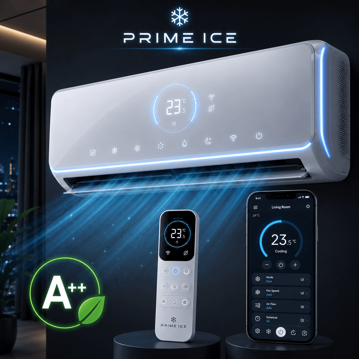 Prime Ice™ Climatizador de Pared